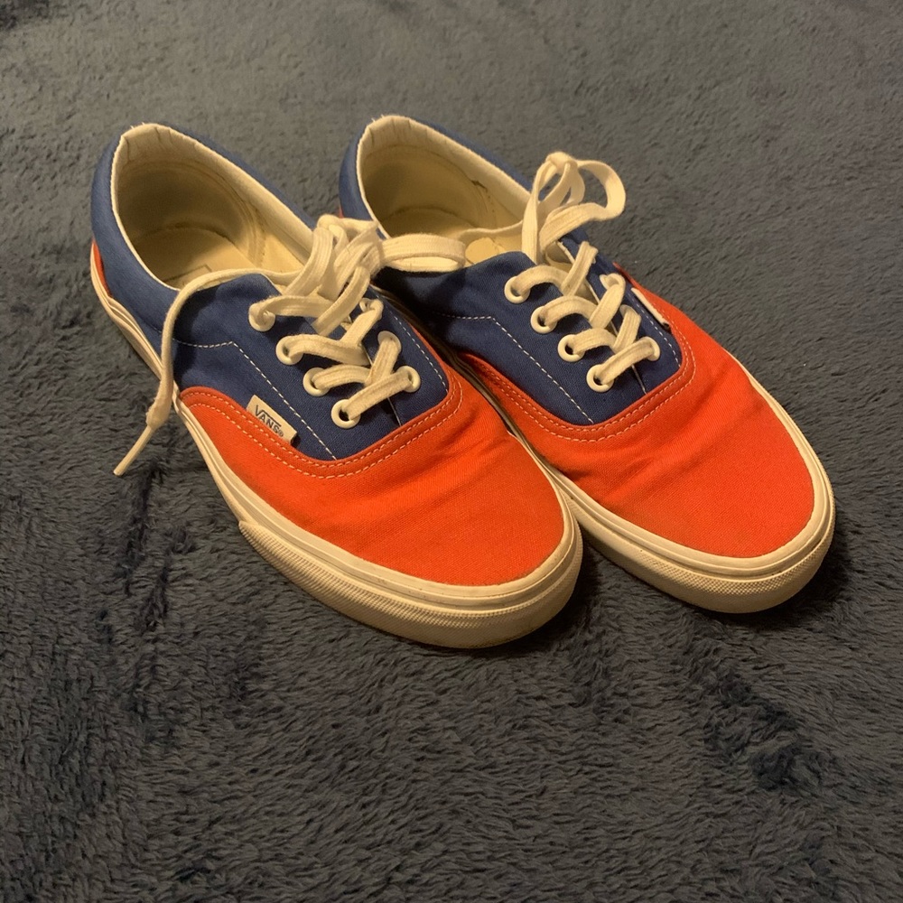 Orange and Blue Vans